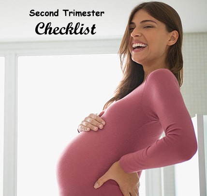 second trimester pregnancy checklist